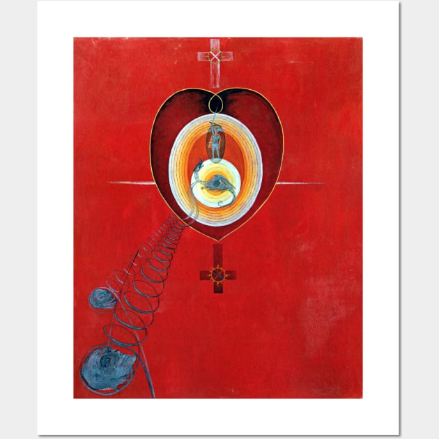 High Resolution Hilma af Klint The Dove No 8 Group Ix 1915 Wall Art by tiokvadrat